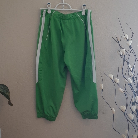 Vintage Adidas Lime Green Classic Capri Athleisure Streetwear Blokecore Joggers - Picture 3 of 5
